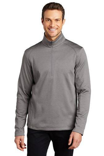F248 Port Authority ® Diamond Heather Fleece 1/4-Zip Pullover - TPMECH