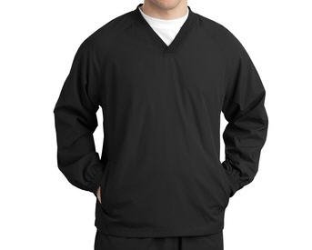 Sport-Tek V-Neck Raglan Wind Shirt - TPMECH
