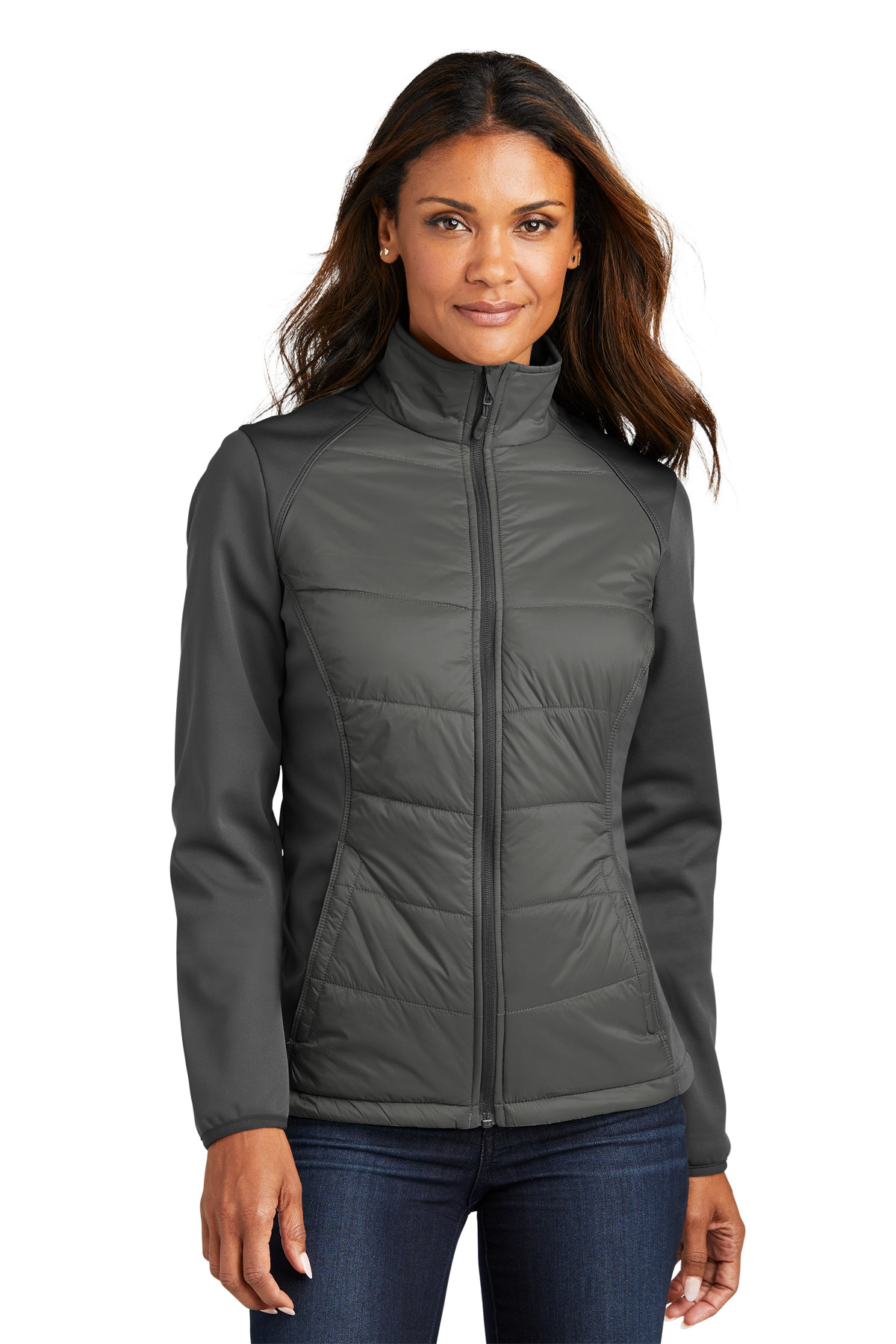 L787 Port Authority® Women's Hybrid Soft Shell Jacket - FNB