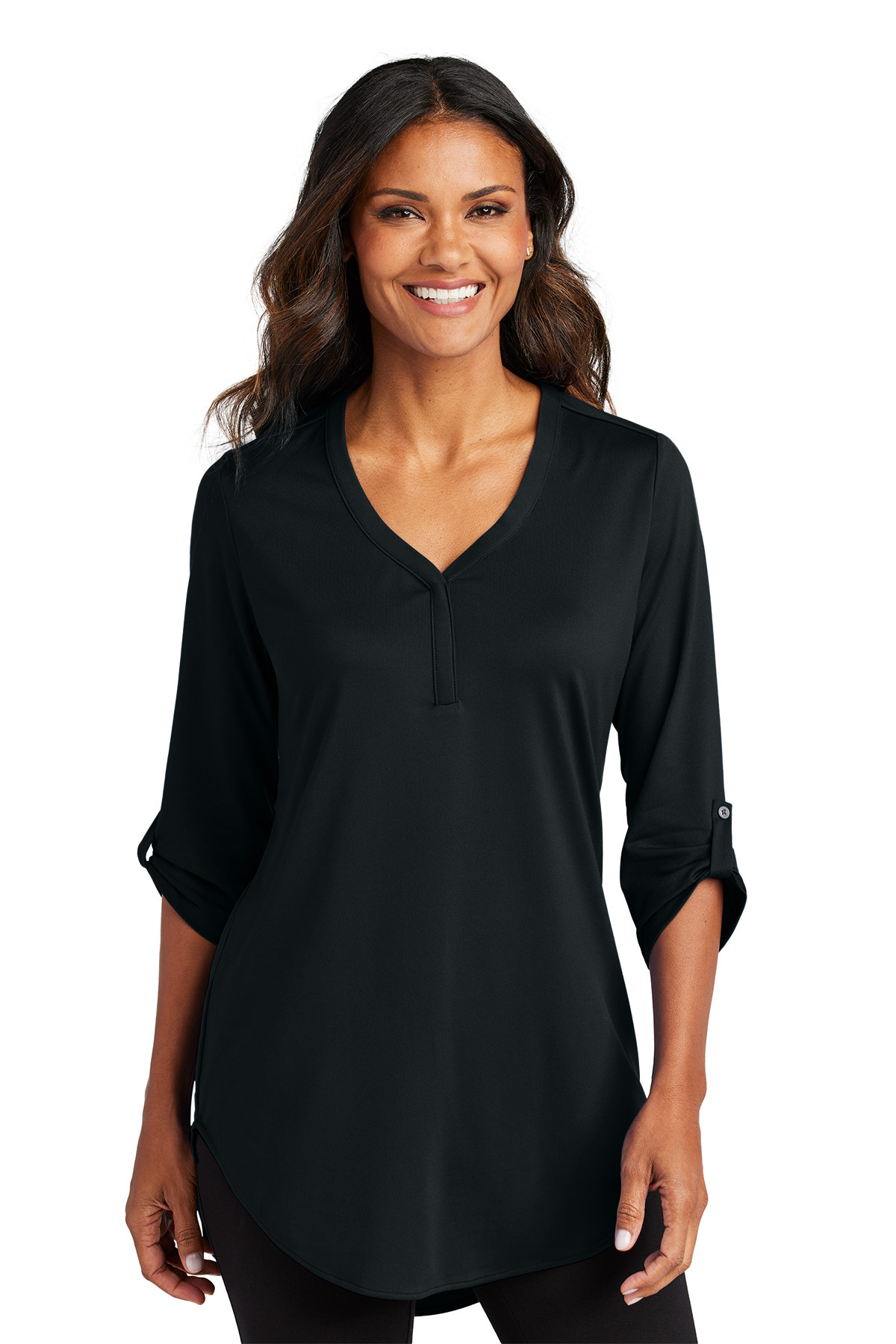 LK6840 Port Authority® Women's City Stretch 3/4-Sleeve Tunic - FNB