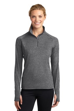 Sport-Tek Ladies Sport-Wick  Stretch 1/2-Zip Pullover - TPMECH