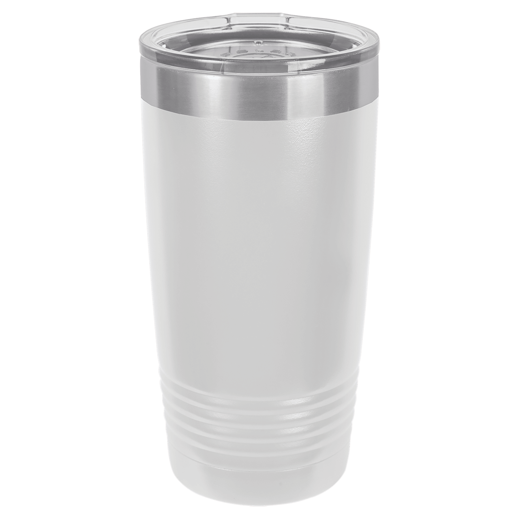 LTM7214 - 20 oz. White Ringneck Tumbler with Logo