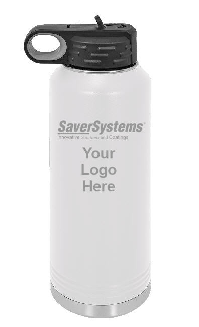 LWB314 Polar Camel 40 oz. White Water Bottle - SaverSystems
