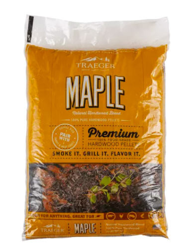 TRAEGER MAPLE BBQ WOOD PELLETS