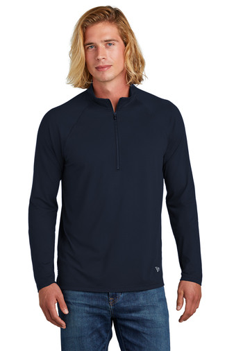 NEA228 New Era® Power 1/2-Zip - TPMECH - BLACK