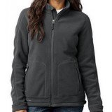 Eddie Bauer Ladies Wind Resistant Full-Zip Fleece Jacket