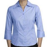 Port Authority 3/4 Open Neck Blouse