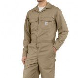 Carhartt Khaki Men's Flame-Resistant Unlined Coverall