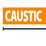Caustic Reflective Sticker - Orange