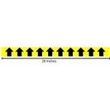 Vertical Arrows Yellow Reflective Sticker
