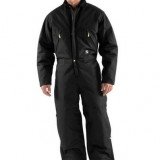 Carhartt X06 Black Extreme Arctic Quilt Lined Duck Coverall