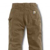 Carhartt Women s Flame-Resistant Relaxed-Fit Canvas Golden Khaki Jean