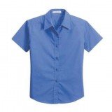 Port Authority Ladies Soil Resistant Short Sleeve Shirt
