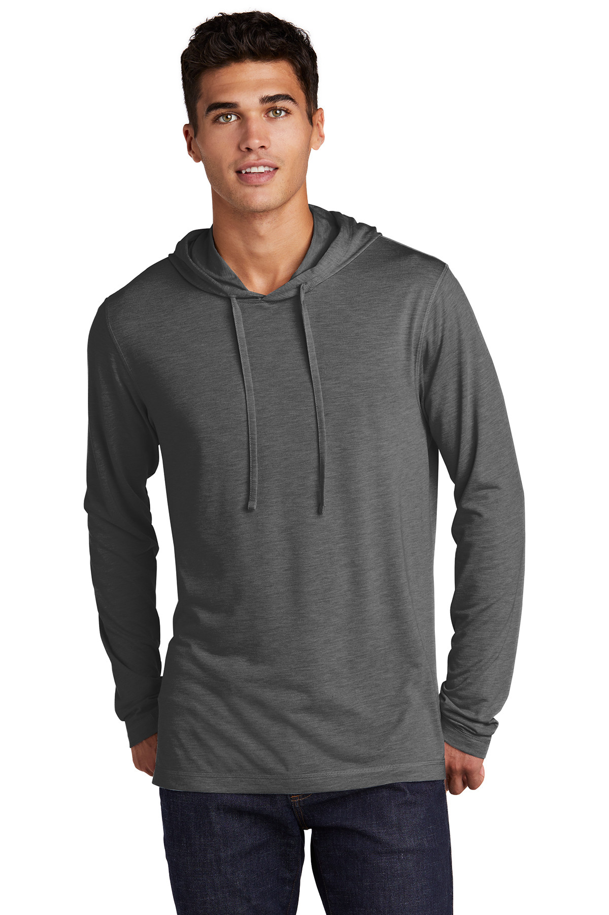 ST406 Sport-Tek ® PosiCharge ® Tri-Blend Wicking Long Sleeve Hoodie - FNB