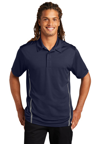 ST620 Sport-Tek® Contrast PosiCharge® Tough Polo® - TPMECH