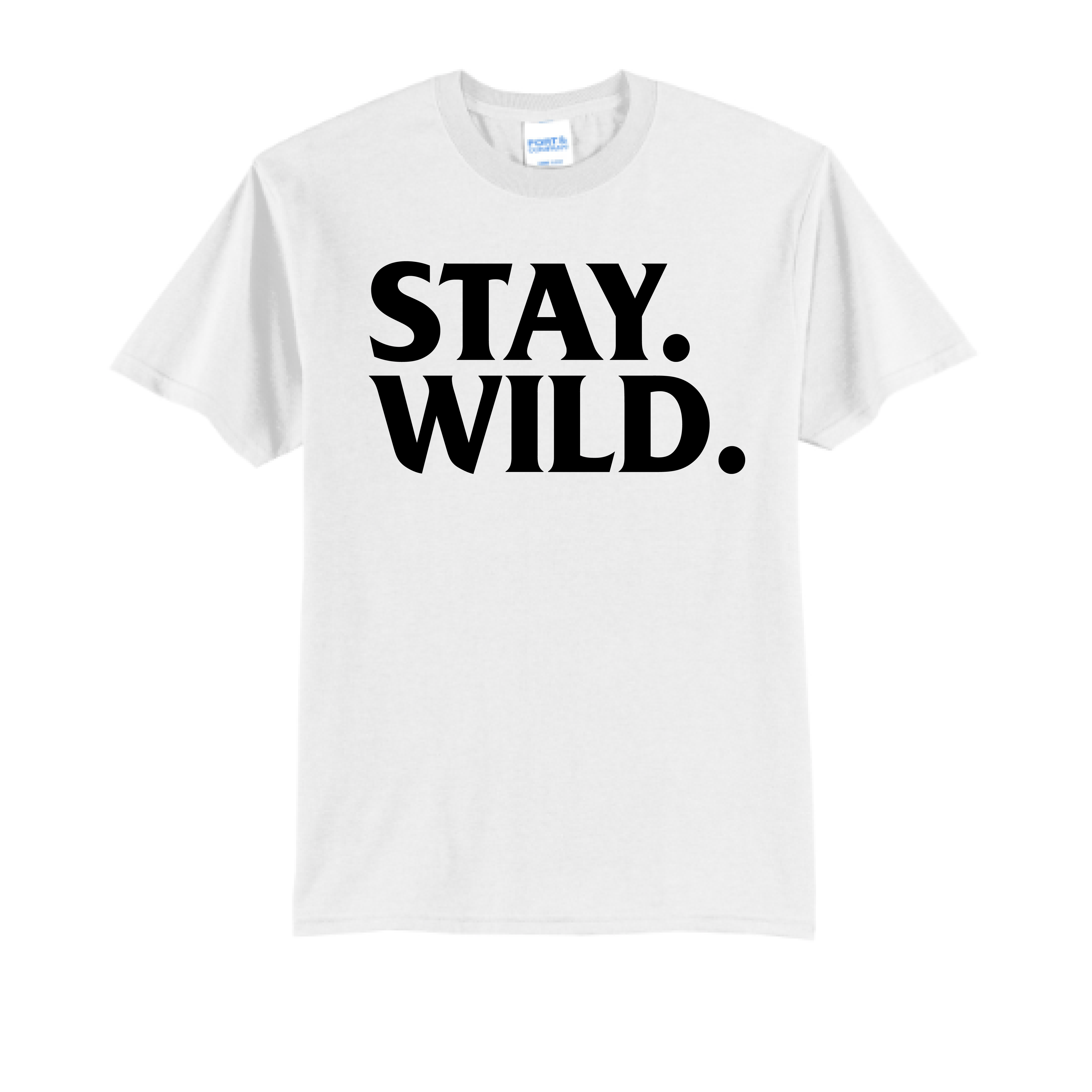 Stay Wild Logo Tee PC54