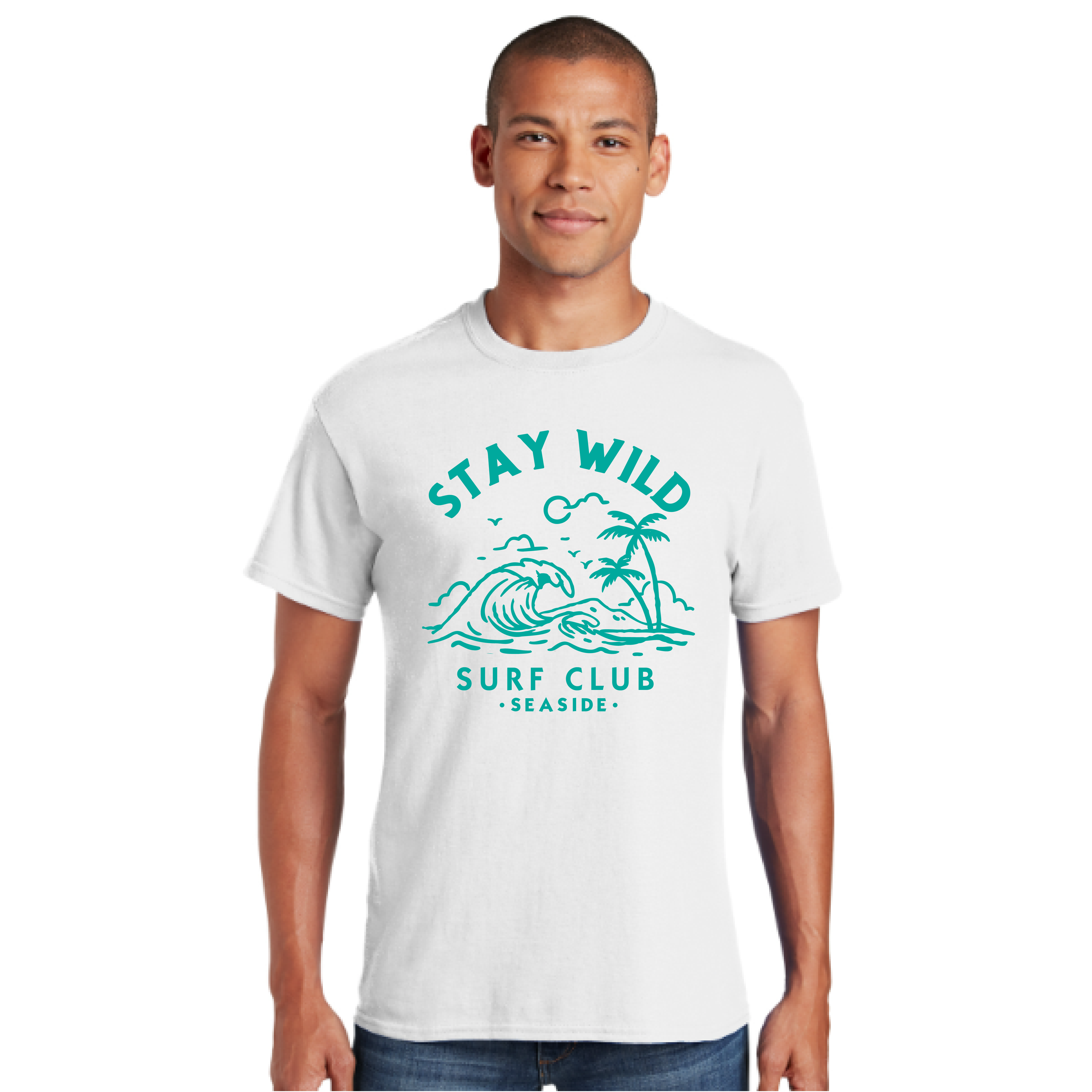Stay Wild Surf Club Tee PC54