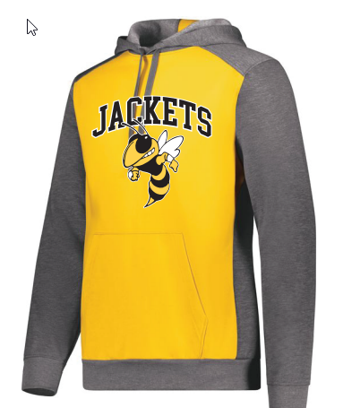 Three-Season Fleece Pullover Hoodie with Mascot