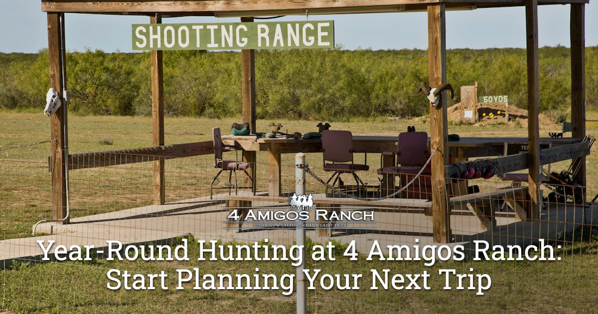 Year-Round Hunting at 4 Amigos Ranch: Start Planning Your Next Trip