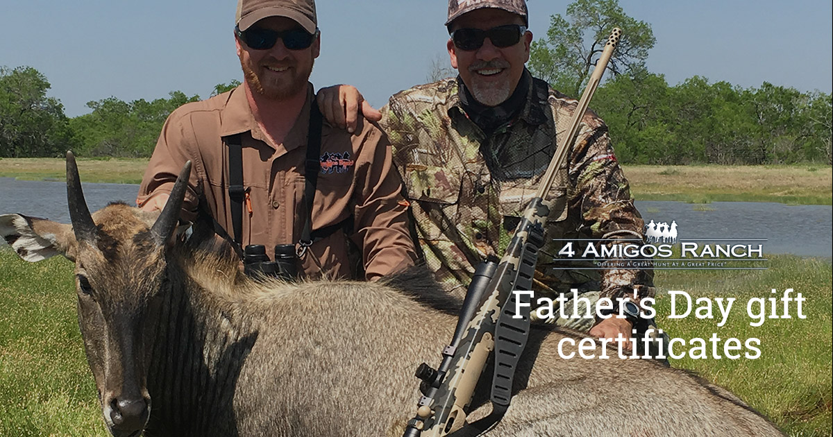 Hunting Vacation Gift Certificates for Father’s Day