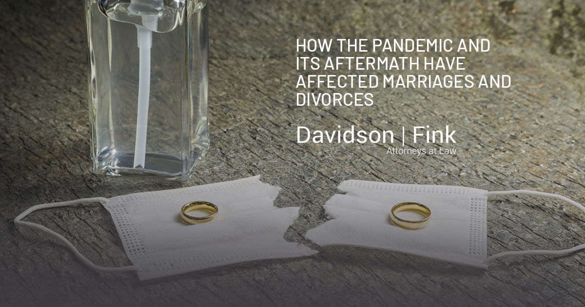 How the Pandemic And Its Aftermath Have Affected Marriages And Divorces