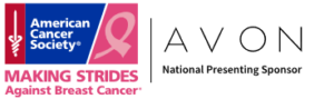 American Cancer Society logo next to a logo for Avon National Presenting Sponsor.