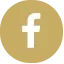 Gold circle with a white lowercase f in the center, resembling the Facebook logo.