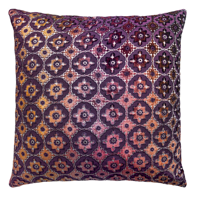 Small Moroccan Velvet Throw Pillow By Kevin O'Brien Studio