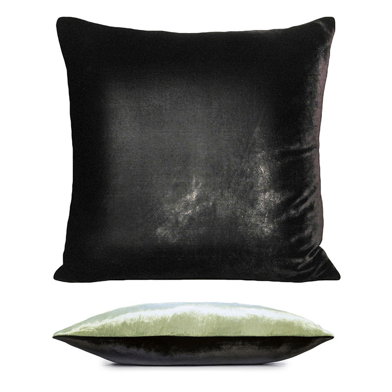 Two Tone Ombre Velvet Pillow By Kevin O'Brien Studio