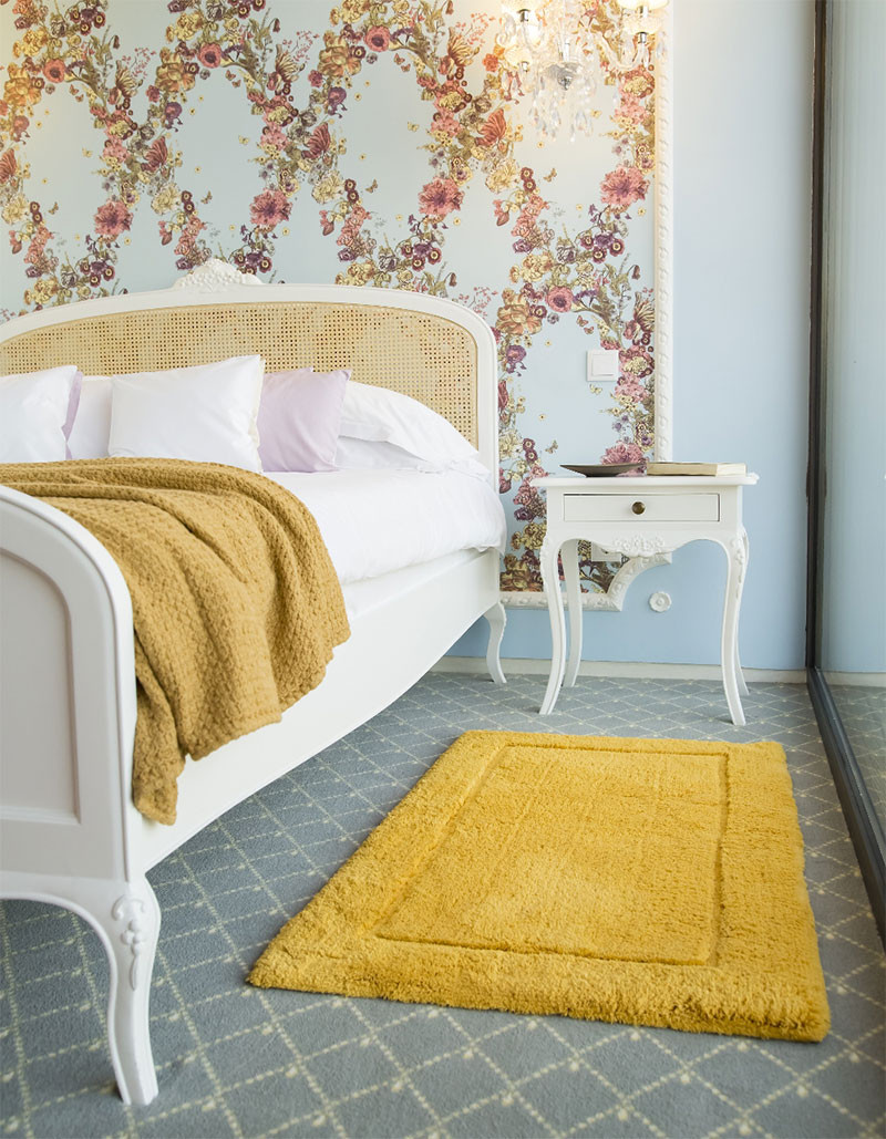 luxury yellow bedding