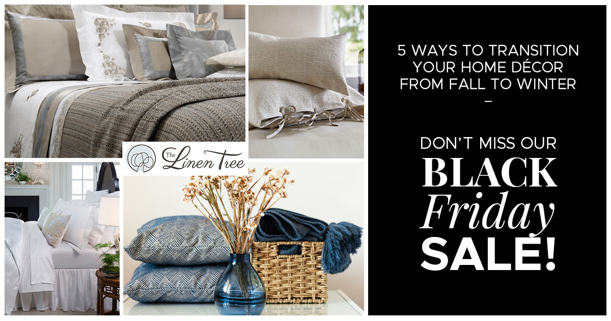 5 Ways to Transition Your Home Décor from Fall to Winter – Don’t Miss Our Black Friday Sale