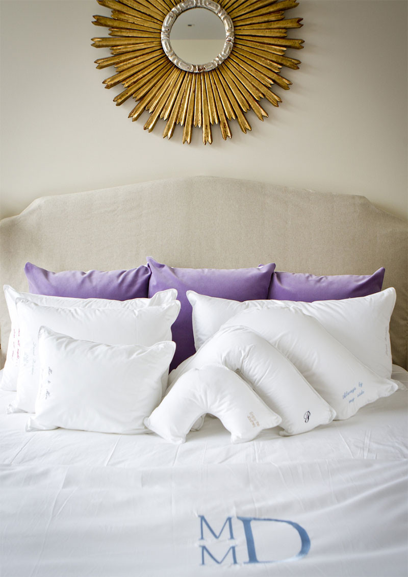 Custom Down Pillows by The Pillow Bar