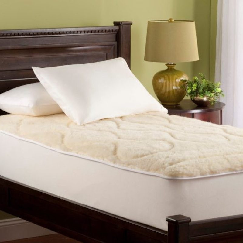 Traditional Merino Wool Luxury Mattress Pad by Downright