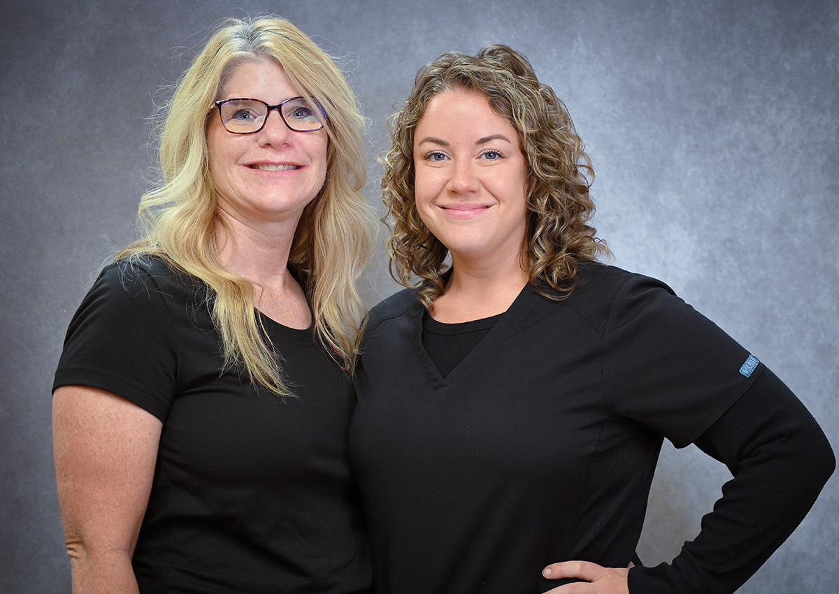 Hair center staff at Helendale Dermatology in Rochester NY