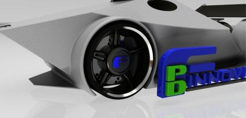 High-detail 3D printed car concept