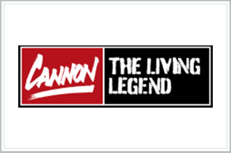 Cannon The Living Legend logo