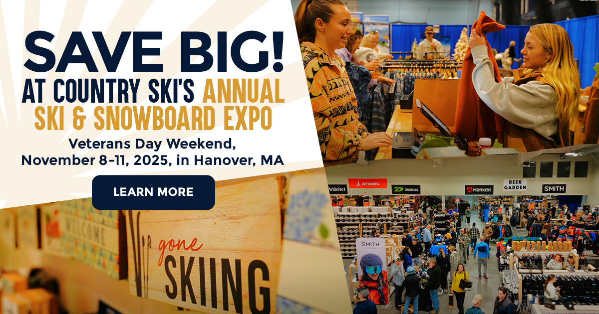 save big at country skis annual ski and snowboard expo veterans day weekend november 8-11