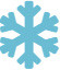 blue snowflake icon