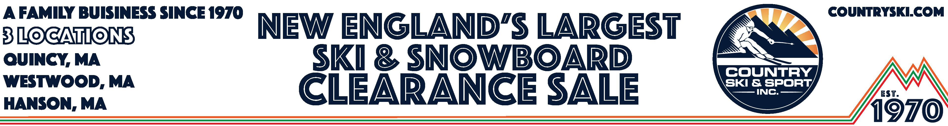 new england's largest ski and snowboard expo clearance sale