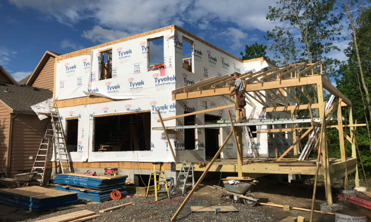 addition being framed by class a construction