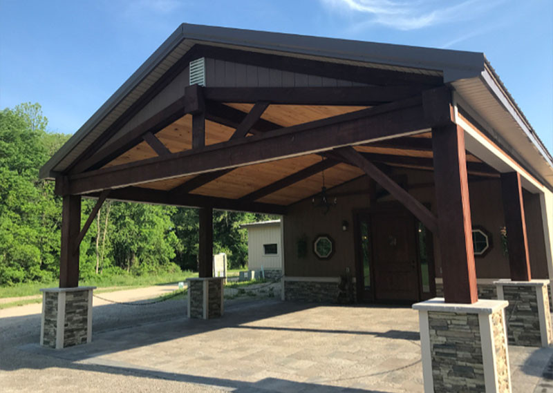 brown awning addition built by class a construction