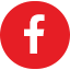 red facebook icon