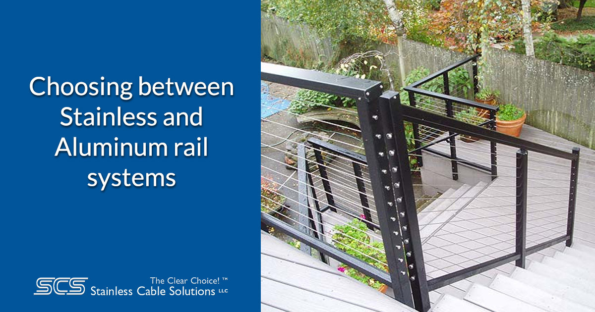 Choosing Between Stainless and Aluminum Rail Systems