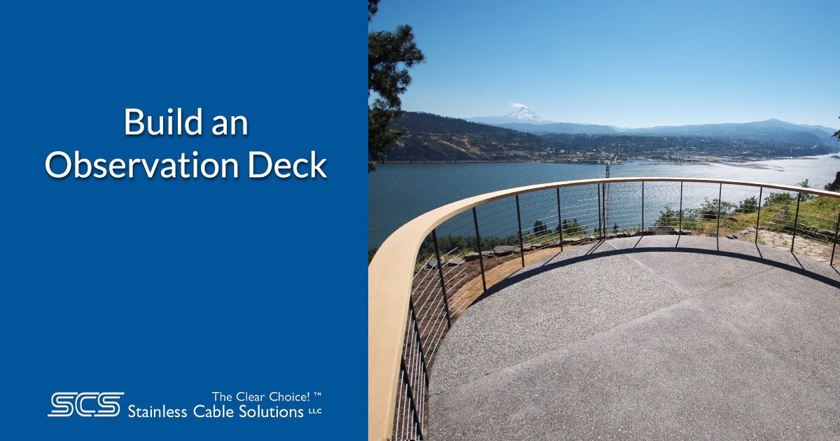 Build Stainless Cable Railing for our Deck