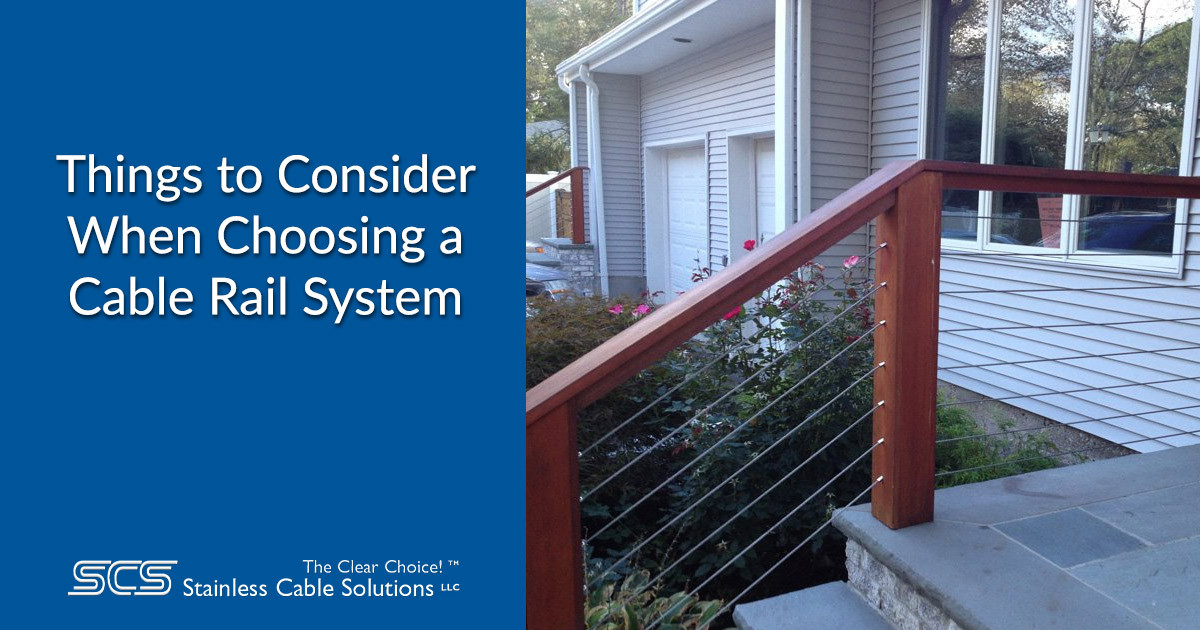 Front porch with stainless cable rail system