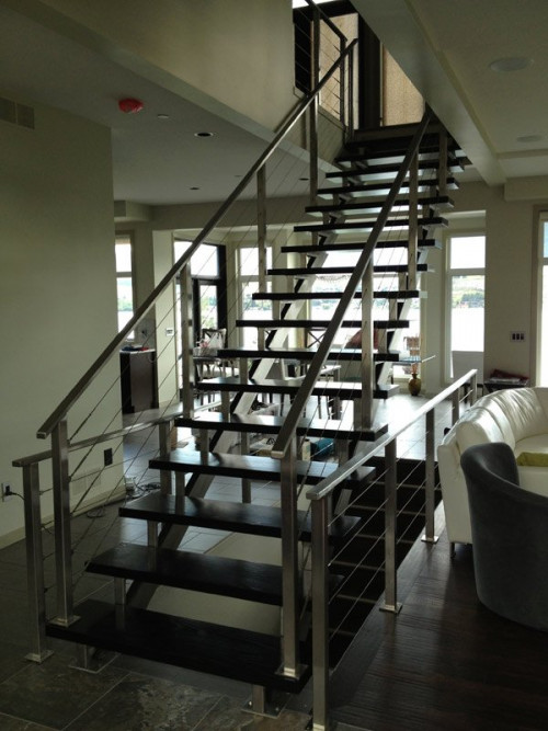 Cable Railing Jaw Toggle Assembly in Use