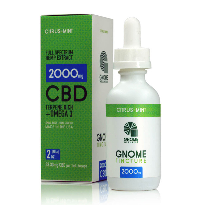 Tincture Full Spectrum Hemp Extract 2000mg 2oz Citrus Flavor (33.33mg per 1mL 1dropper)