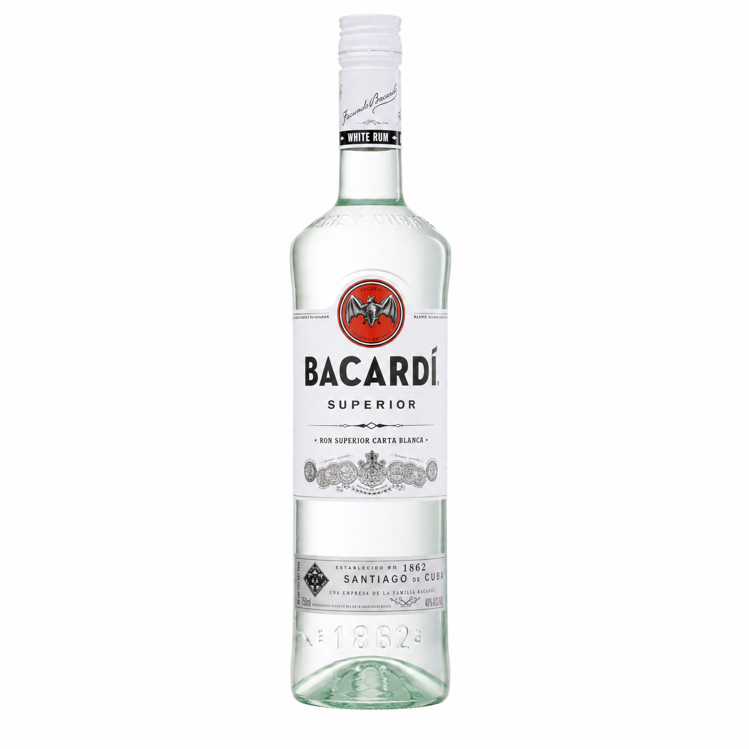 Bacardi Superior White Rum 750ml