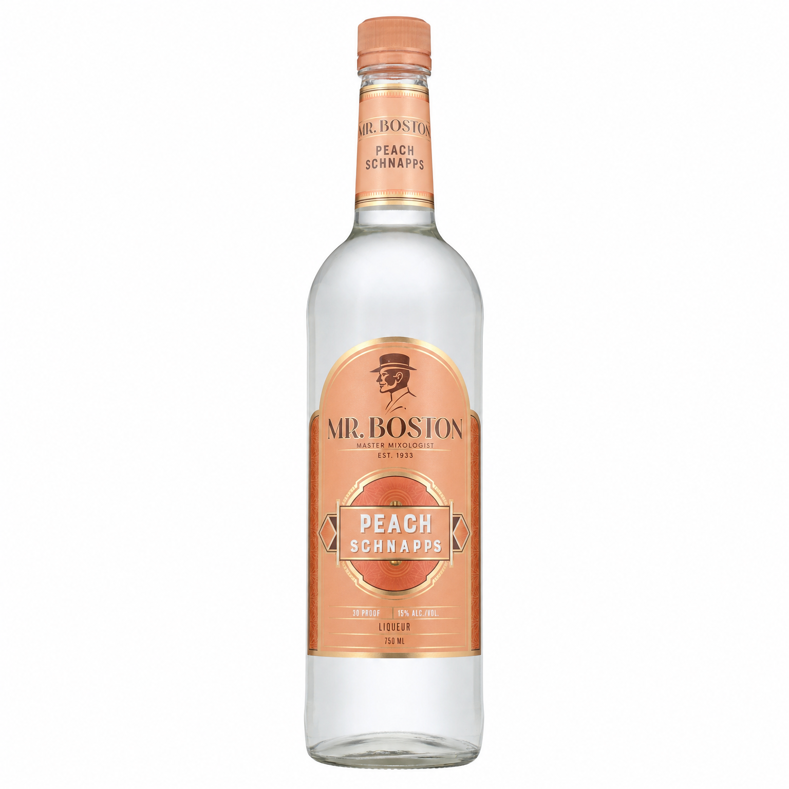 Mr. Boston Peach Schnapps 30 Proof 750ml