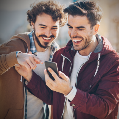 Woman filming with a ring light